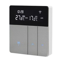 실내 온도 조절기 보일러 tuya wifi smart thermostat temperature controller for electric floor gas 난방 물 work, 16a 와이파이