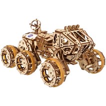 Ugears 유인 화성 탐사 로버 6륜 구동 70206 목제 퍼즐 입체 퍼즐 접착제·공구 불필요