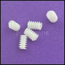 기어 웜기어 화이트 오른손 플라스틱 터빈 0.5 모듈 J256 감소 DIY 모델 부품 6x10 (2A) 2mm 구멍 개, 한개옵션0
