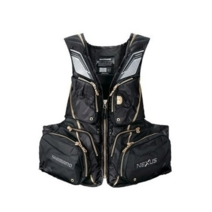 윤성정품 시마노 구명복 VF-121T 블랙 M 바다 레져 낚시조끼 구명조끼