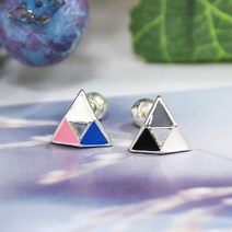 시크릿엠 [NO큐빅NO스톤] PA342_청순트라이 귀걸이