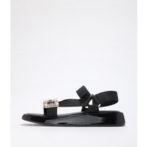 ROGER VIVIER 로저비비에 비비에 슬라이드 트레키 스트라스 버클 샌들 609328200 2 999 6093282002