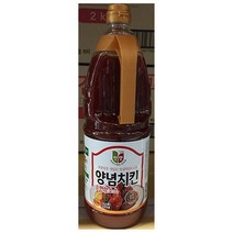 청우 순한맛 양념치킨소스 2.1kg 가정 식당 업소 식자재 식재료