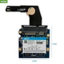 SSD hdd 하드 드라이브 업그레이드 mac mini a1347 (2012) md387 md388 2차 수리 821-1347-a용 도구가 있는 상단 하단 케이블, 2TB SSD 및 케이블