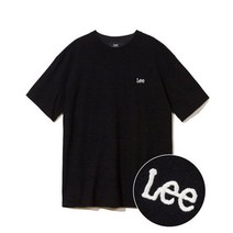 국내매장 정품 LEE 스몰 트위치 로고 티셔츠 블랙 SMALL TWITCH LOGO T-SHIRT BLACK