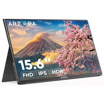 모바일 모니터 ARZOPA 15.6 인치 휴대용 모니터 모바일 디스플레이 스위치용 모니터 비광택 IPS 액정 패널 등 대응 2년 보증 재택 워크 리모트 워크 A1 GAMUT