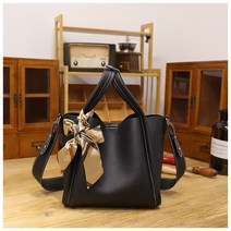 미우크굿즈 민디백 가죽공예키트 가죽 가방만들기 DIY세트 손뜨개, 블랙, 1개