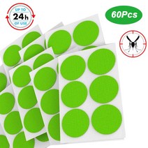 라운드 모기 방지 스티커 자연 곤충 구충제 DEET-FREE ANTI-MOSQUITO PATCH, green