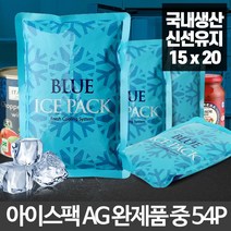 아이스팩 완제품중 54P 보냉팩 얼음팩 휴대용 냉동팩 젤 포장용 백 일회용 소형 미니 박스 부직포, 본상품선택
