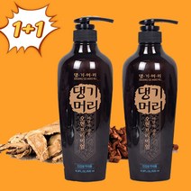 1+1 댕기머리 윤초 샴푸 탈모예방 한방농축원료 기능성샴푸 400ml*2개