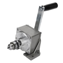 수동 드릴링 탭핑머신 휴대용 고정밀 크랭크 태퍼 소형 수공구 0.6mm-6mm 금속 탭 척 키 포함, [01] Tapping machine