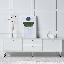 리메 1500 하이그로시 거실장 yi, 웜 그레이