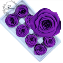 프리저브드 플라워 장미 재료 1송이, 보라(플로에버)1송이
