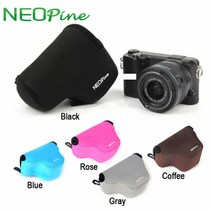 카메라 케이스 가방 삼성 NX3000 NX2000 NX1000 20 50mm 렌즈 소프트 네오프렌 렌즈 보호 내부 주머니|camera case bag|bag forcase ba, 단일, 1개, Black