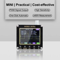 FNIRSI 138pro Handheld Portable Oscilloscope 2.4 Inch Display Multi-function Digital Auto PWM Square, 02 no P6100with battery