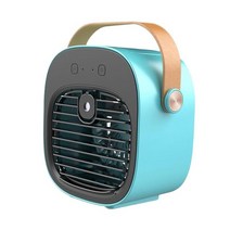 4평에어컨 텐트에어컨 무시동 초소형 차박 야외 3평 에어컨 거래 휴대용 미니 데스크탑 팬 쿨러 가습기 청정기 룸 사무실 홈 침실 거실, 푸른