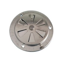 갤러리창 환풍기커버 알루미늄루버 환풍기커버덮게 조정 가능한 공기 환기 그릴 라운드 덕트 커버 바베큐, 02 125mm