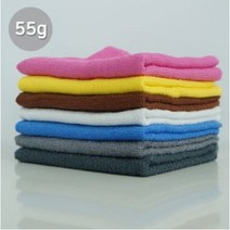 업소용수건 얇은수건 미용실수건 55g 10장 1묶음, 하늘