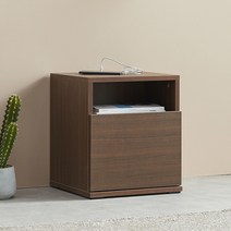 테미스 USB형 서랍협탁, 월넛