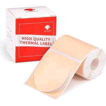 라벨프린터 도트프린터 라벨기 라벨스티커 Phomemo-M110 휴대용 블루투스 감열 라벨 메이커 바코드 의류, 24 Khaki 50x50mm 1Roll