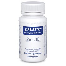 퓨어인캡슐레이션 아연 징크 15mg 60정 영양제 Pure Encapsulations Zinc