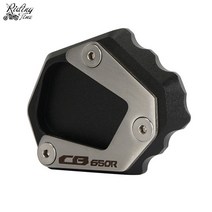 오토바이 부품오토바이 사이드 스탠드 확대기 확장 혼다 CB650R 2019 2020, 01 Black