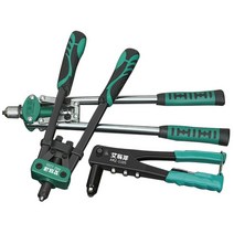 리벳건 팝너트공구, 더블핸들 리벳200개+3 발톱+2드릴 비트