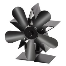 거꾸로타는난로 리버스난로 펠렛 미니 맥스 팰릿 주물 캠핑화목 장작나무 난로 5 블레이드, 스토브 팬