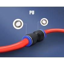 에어 면취기 모따기 공압 피팅 PY/PU/PV/PE 워터 파이프 및 커넥터 직접 추력 4 ~ 16mm/ PK 플라스틱 호스, 01 PU_03 8