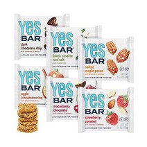 YES 바 – 6가지 맛 버라이어티 팩 – 식물성 단백질 퇴폐적인 스낵 바 – 팔레오 프리 유제품 프리 저당류 스낵 아침 식사 저탄수화물 케토 프렌들리(6개 팩)