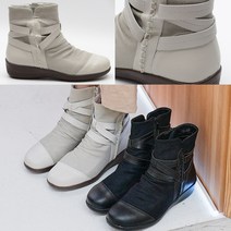 벨루치슈즈 여성 엑스 스트랩 3.5cm 여름 통굽 앵클 마부츠 여름부츠