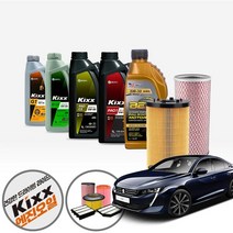 푸조 508 1.6 (BH01) 가솔린 킥스파오 5w20 5w30 5w40 합성엔진오일 4통+흡기+오일필터 KPT-138 cs38013, 킥스파오1 0w30(최고급공용)(16400)