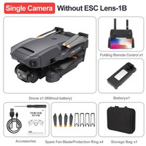 드론 초미니 초소형 입문용 선물 p8 8k esc hd 듀얼 카메라 5g wifi fpv 360° 전체 장애물 회피 광학 흐름 호버 접이식 플라이 3000m, 블랙 1 카메라