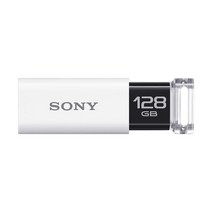 소니 USB 메모리 USB3.1128GB 화이트 캡리스 USM128GUW [국내정품], 1MB