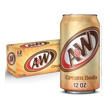 A&W 루트비어 크림 제로슈가 소다 음료 12캔 에이앤더블유