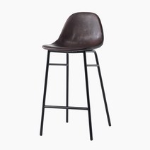 블랑누보 바스툴 diy 스탠드바 아일랜드 식탁 의자 키높이 1인용, 브라운