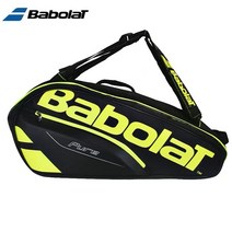 6개입 테니스가방 Babolat 바보랏 테니스숄더백 스포츠백, 형광옐로우