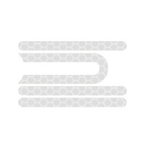 전동킥보드부품 전동킥보드배터리 샤오미 스쿠터 전기 2 M365 프로 안전 반사 튜브 야간 반사판 액세서리, 11 Silver