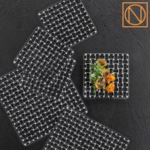 [나흐트만] 보사노바 사각접시 세트 (6p) (21cm 2p+14cm 4p), 단품