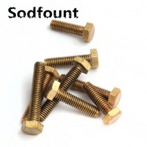 특수볼트육각 볼트 M5 x 8 10 12 14 16 20 50mm 나사 외부 황동 머리 개, 01 M5_13 16mm