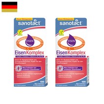 독일 Sanotact 자노탁트 복합 철분 미니정 혈액 건강 100정, 2팩