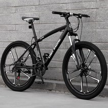 그래블 자전거 입문 로드 하이브리드 바이크 출퇴근 중학생 초등 한강 초보 투어링 가성비, 24인치, 27속, 프리미엄 블랙 스포크10