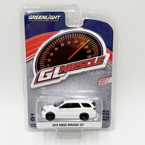 다이캐스트 진열장 Greenlight-1:64 다이캐스트 자동차 모형 장난감 2019 닷지 듀랑고 SRT 모형 수집품, 한개옵션0