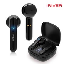아이리버 IB-D1010BT 오픈형 블루투스 이어폰 배터리 LED 표시, 블랙