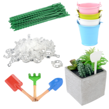 50개 고추끈고리 오이유인줄 나팔꽃 지지대 농사용집게 유인고리, 대50개-2~2개까지 수량 차이 날 수 있음