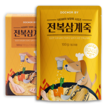 닥터바이 전연령용 전복삼계죽탕 강아지 보양식 5p, 닭, 100g, 1개