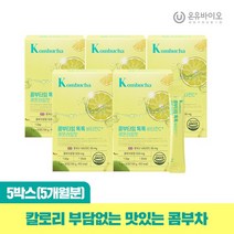 콤부타임 톡톡 비타민C 콤부차 레몬라임맛 30포 x 5박스총5개월분, 없음