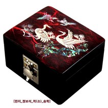 (무지개공예)보석함 보석보관함 쥬얼리박스 정_직보석함 보석케이스 한지자개박스 송학 매화 공작 장미 자개보석함, 자개한지직보석함, 장미(초록색), 1개