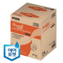 [P1M] L20 에어포켓 와이퍼 절약형 300매x1카톤 41709 / 산업용와이퍼 와이프올 보루 종이보루 헌겊 기름때제거 오물제거 오염물제거 걸레 ( P1M / 632594EA )