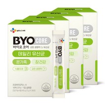 CJ웰케어 바이오코어 데일리 유산균 프로바이오틱스 30포, 4박스